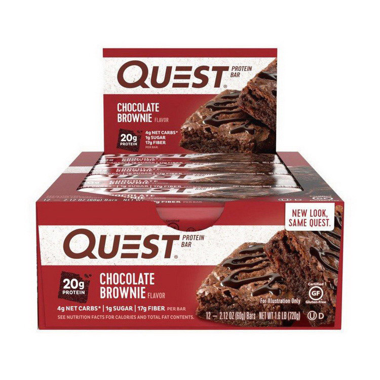 QuestBar Chocolate Brownie (12 x 60 g) QuestBar Chocolate Brownie (12 x 60 g)