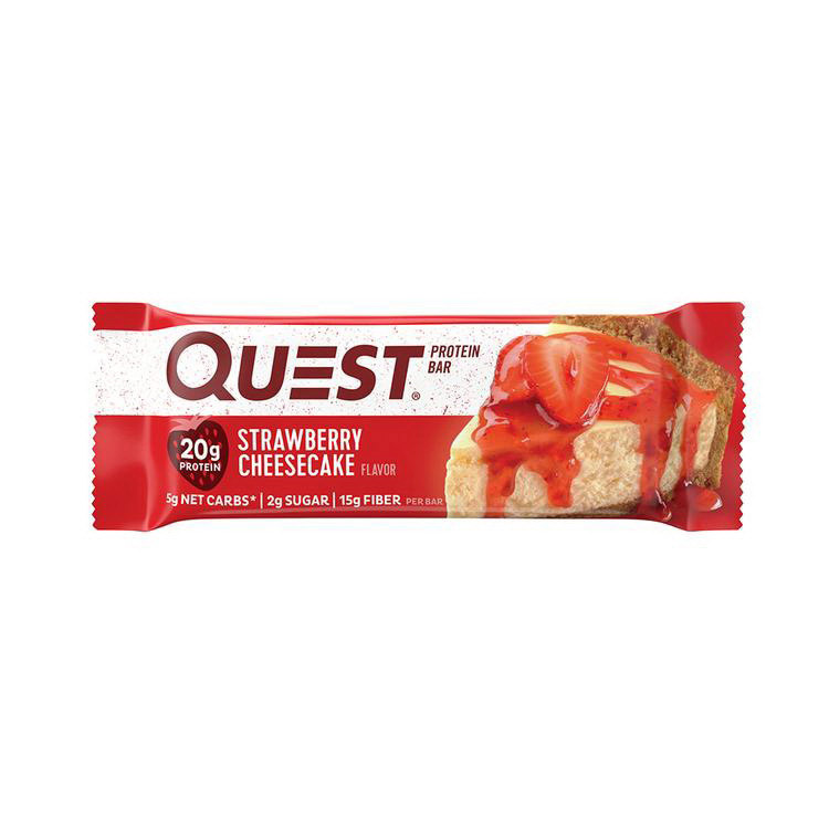 QuestBar Strawberry Cheesecake (1 x 60 g) QuestBar Strawberry Cheesecake (1 x 60 g)