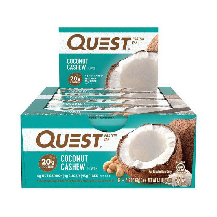 QuestBar Coconut Cashew (12 x 60 g) QuestBar Coconut Cashew (12 x 60 g)