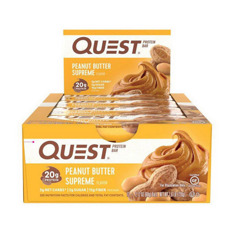 QuestBar Peanut Butter Supreme (12 x 60 g) QuestBar Peanut Butter Supreme (12 x 60 g)