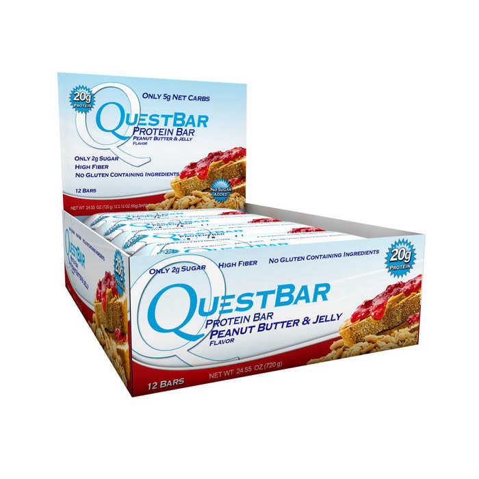 QuestBar Peanut Butter & Jelly (12 x 60 g) QuestBar Peanut Butter & Jelly (12 x 60 g)