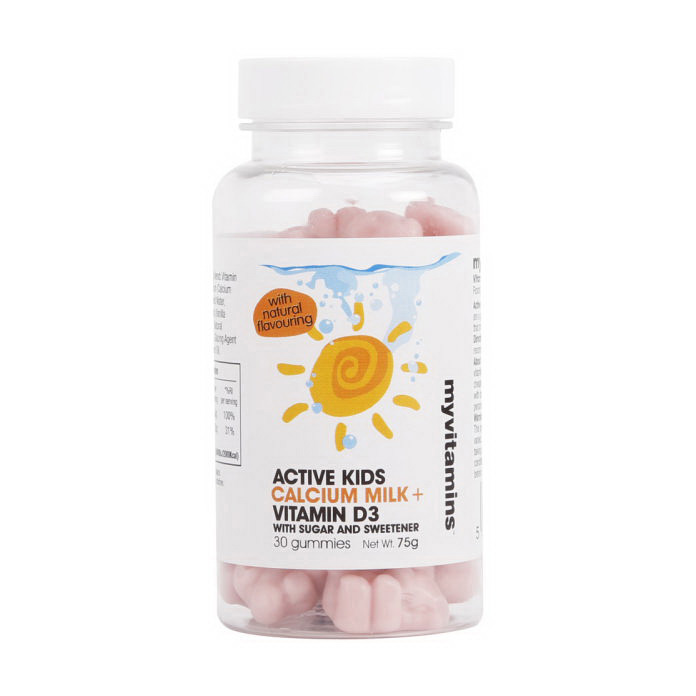 Active Kids Calcium Milk Vitamin D3 (30 gummies) Active Kids Calcium Milk Vitamin D3 (30 gummies)