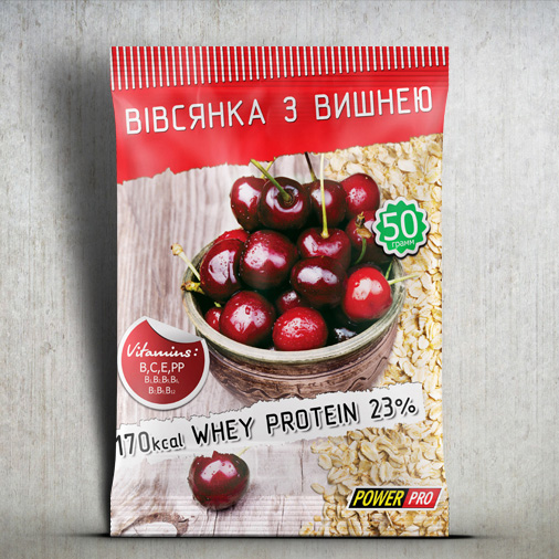 Каша овсяная с вишней (50 г) Каша овсяная с вишней (50 г)