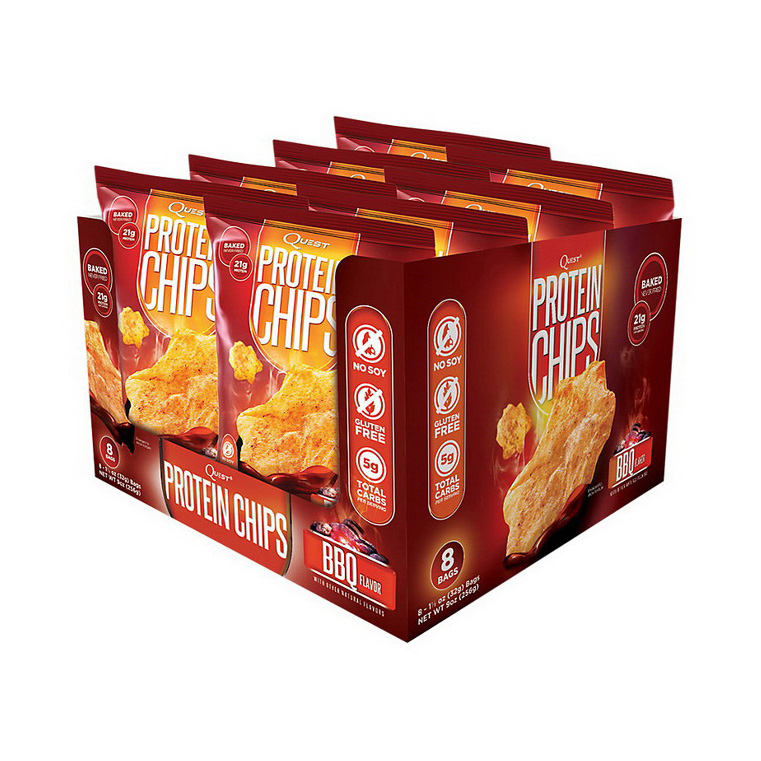 Quest Protein Chips - BBQ (8 x 32 g) Quest Protein Chips - BBQ (8 x 32 g)