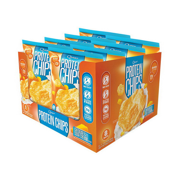 Quest Protein Chips - Cheddar (8 x 32 g) Quest Protein Chips - Cheddar (8 x 32 g)