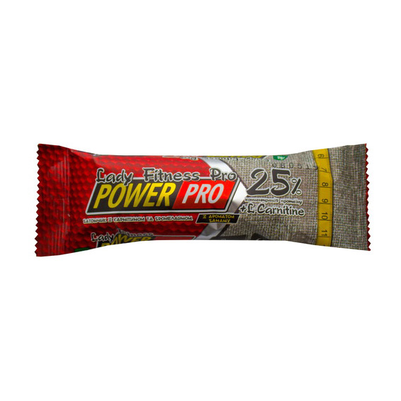 Батончик Lady Fitness Pro 25% Банан (60 g) Батончик Lady Fitness Pro 25% Банан (60 g)