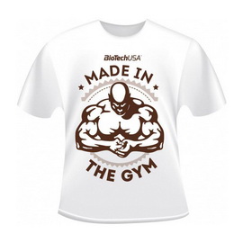 T-Shirt Made in the GYM white (M, L, XL, XXL)