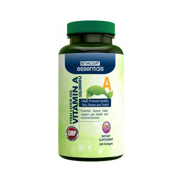 Vitamin A-10 000 fish liver oil (100 softgels) Vitamin A-10 000 fish liver oil (100 softgels)