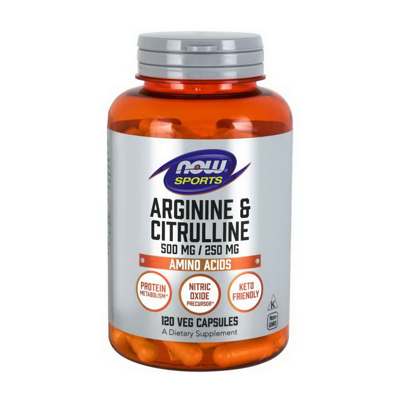 Arginine and Citrulline 500/250 mg (120 caps) Arginine and Citrulline 500/250 mg (120 caps)