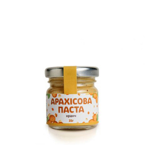 Арахисовое масло с кусочками арахиса (35 г) Арахисовое масло с кусочками арахиса (35 г)