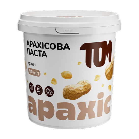 Арахісова паста кранч (500 г) Арахісова паста кранч (500 г)