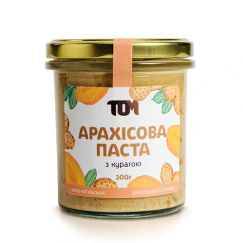Арахисовое масло с курагой (300 г) Арахисовое масло с курагой (300 г)