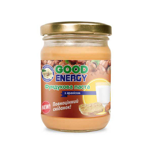 Фундокова паста з арахісом (180 g)