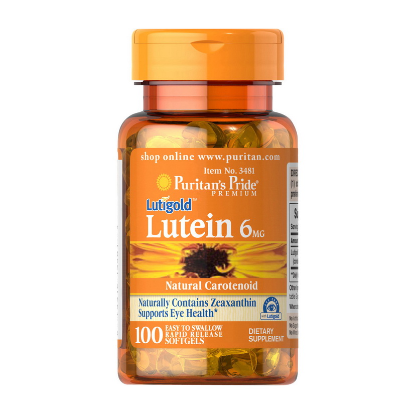 Lutein 6 mg (100 softgels) Lutein 6 mg (100 softgels)