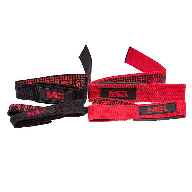 Pro Lift Lifting Straps Red Pro Lift Lifting Straps Red