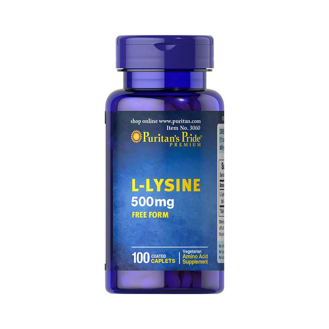 L-Lysine 500 mg (100 caplets) L-Lysine 500 mg (100 caplets)