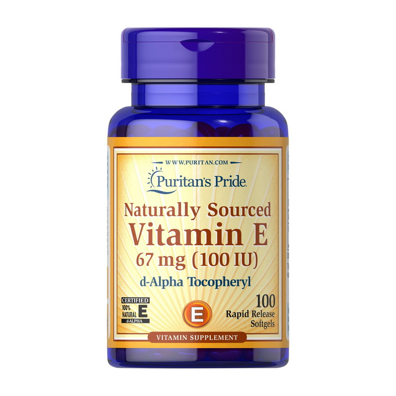 Natural E-100 IU (100 softgels) Natural E-100 IU (100 softgels)