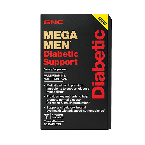Mega Men Diabetic Support (90 caplets) Mega Men Diabetic Support (90 caplets)