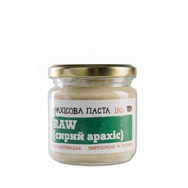 Арахисовая паста RAW - сырой арахис (180 г)