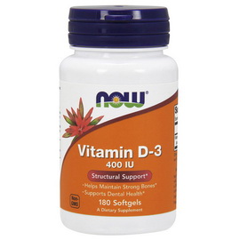 Vitamin D-3 400 IU (180 softgels)