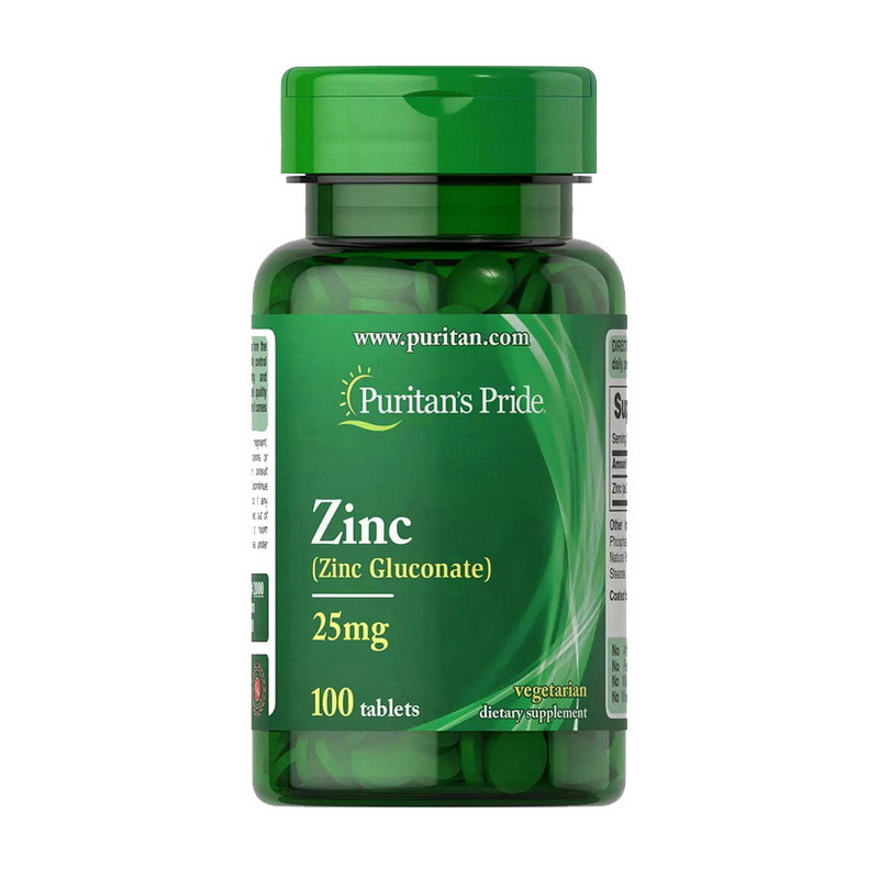 Zinc Gluconate 25 mg (100 tabs) Zinc Gluconate 25 mg (100 tabs)
