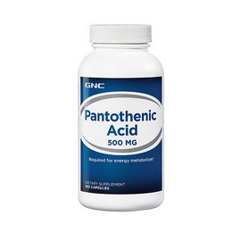 Pantothenic Acid 500 mg (100 caps)