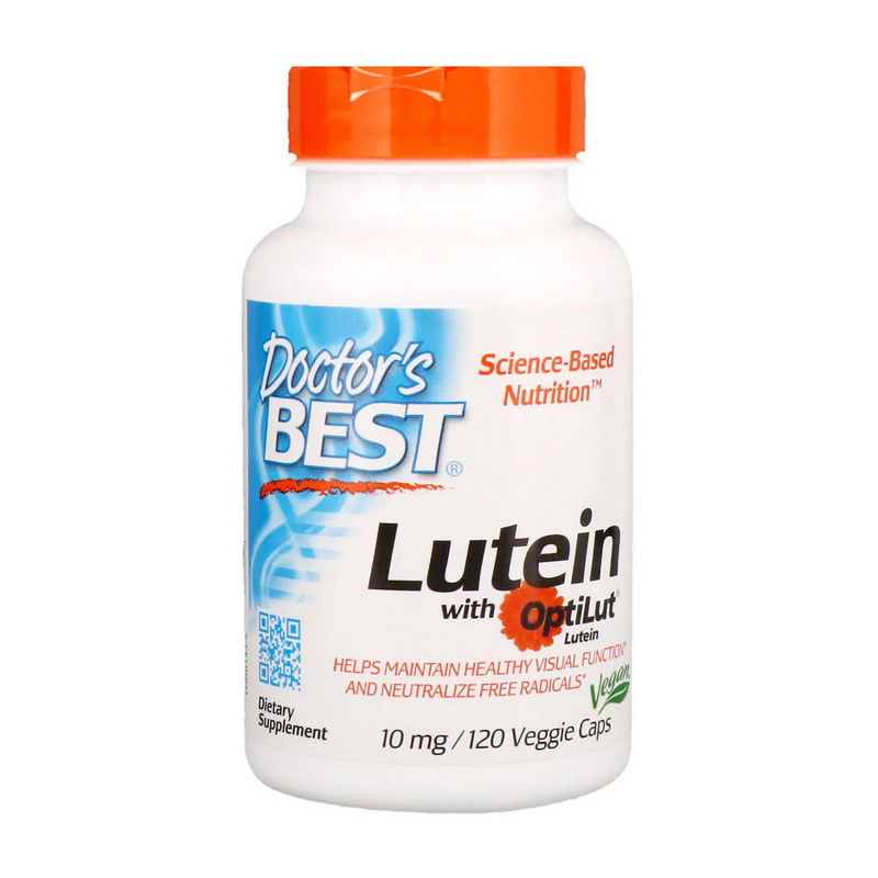 Lutein with OptiLut 10 mg (120 veg caps) Lutein with OptiLut 10 mg (120 veg caps)