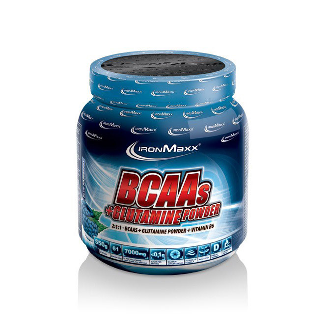 BCAAs + Glutamine Powder (550 g) BCAAs + Glutamine Powder (550 g)