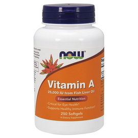 Vitamin A 25000 (Fish Liver Oil) (250 softgels)