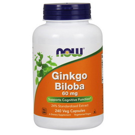 Ginkgo Biloba 60 mg (240 veg caps) Ginkgo Biloba 60 mg (240 veg caps)