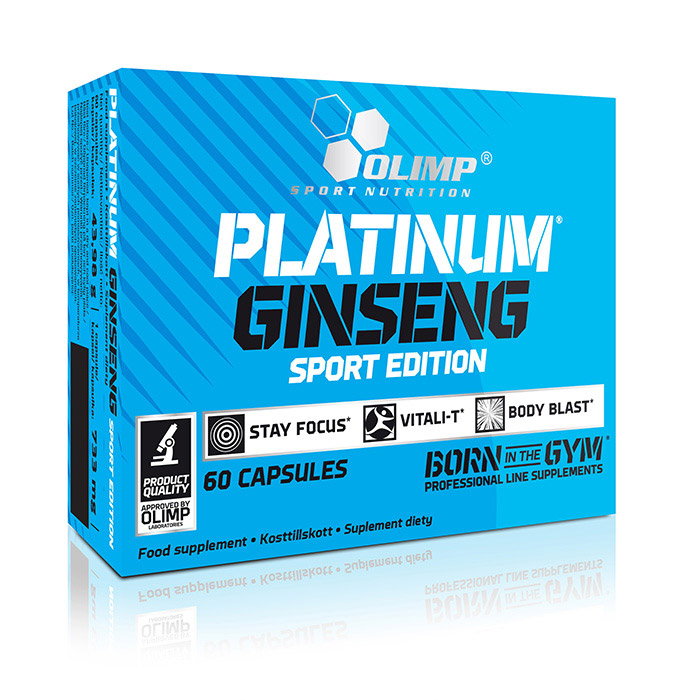 Platinum Ginseng Sport Edition 550 mg (60 caps) Platinum Ginseng Sport Edition 550 mg (60 caps)