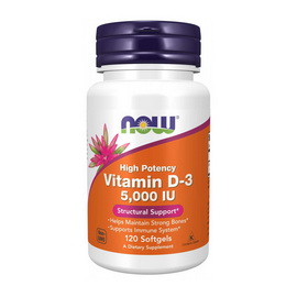 Vitamin D-3 5000 IU (120 softgels)