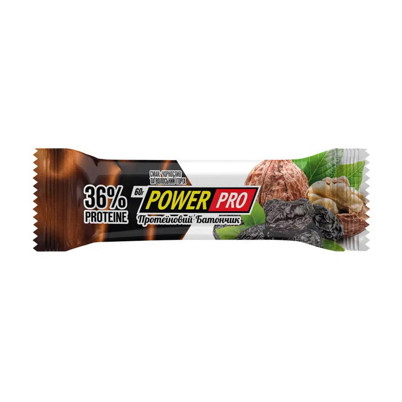 Power Pro 36% Грецкий oрех с черносливом (1 x 60 g) Power Pro 36% Грецкий oрех с черносливом (1 x 60 g)