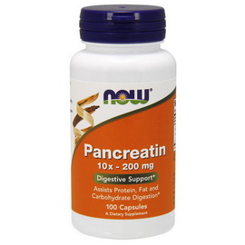 Pancreatin 10X - 200 mg (100 caps)