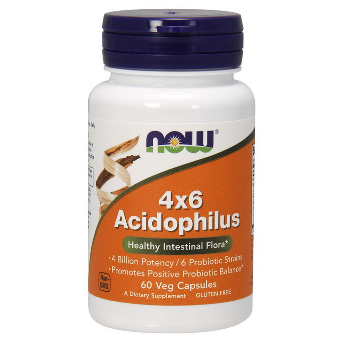 Acidophilus 4x6 (60 veg caps) Acidophilus 4x6 (60 veg caps)