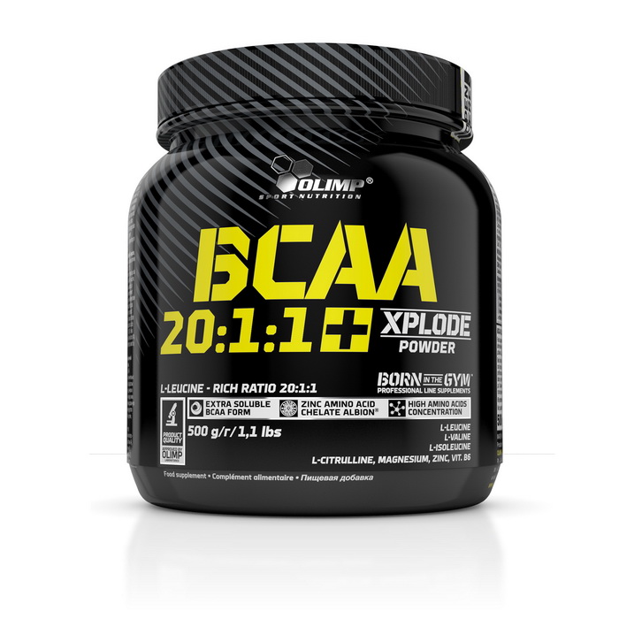 BCAA 20:1:1 + Xplode Powder (500 g) BCAA 20:1:1 + Xplode Powder (500 g)