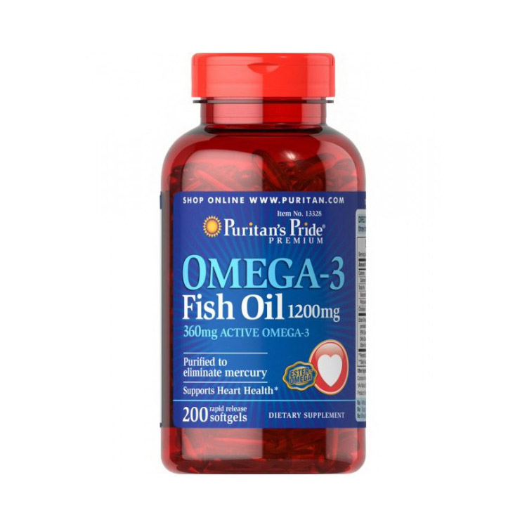 Omega-3 Fish Oil 1200 mg (200 softgelss) Omega-3 Fish Oil 1200 mg (200 softgelss)