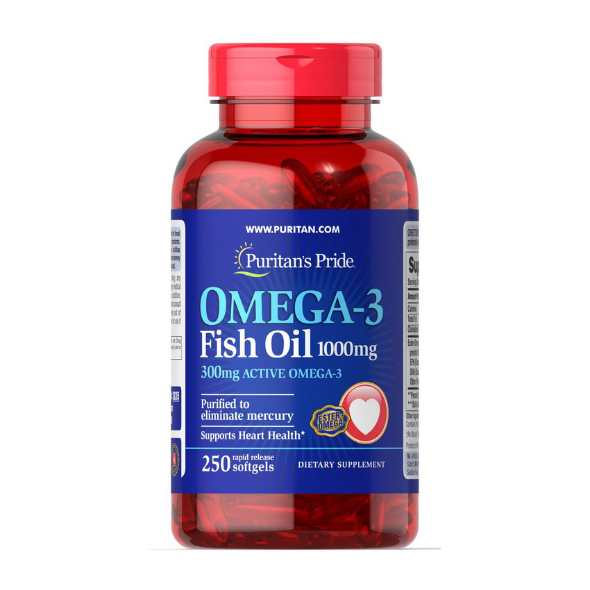 Omega-3 Fish Oil 1000 mg (250 softgels) Omega-3 Fish Oil 1000 mg (250 softgels)