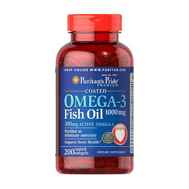 Omega-3 Fish Oil 1000 mg (200 softgels)
