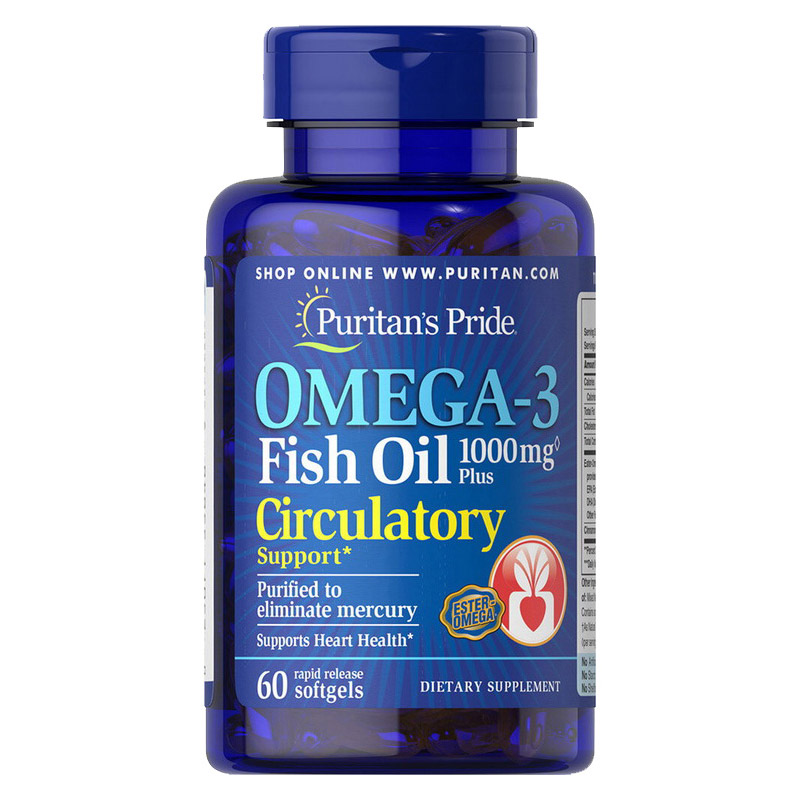 Omega-3 Fish Oil Plus Circulatory Support (60 softgels) Omega-3 Fish Oil Plus Circulatory Support (60 softgels)