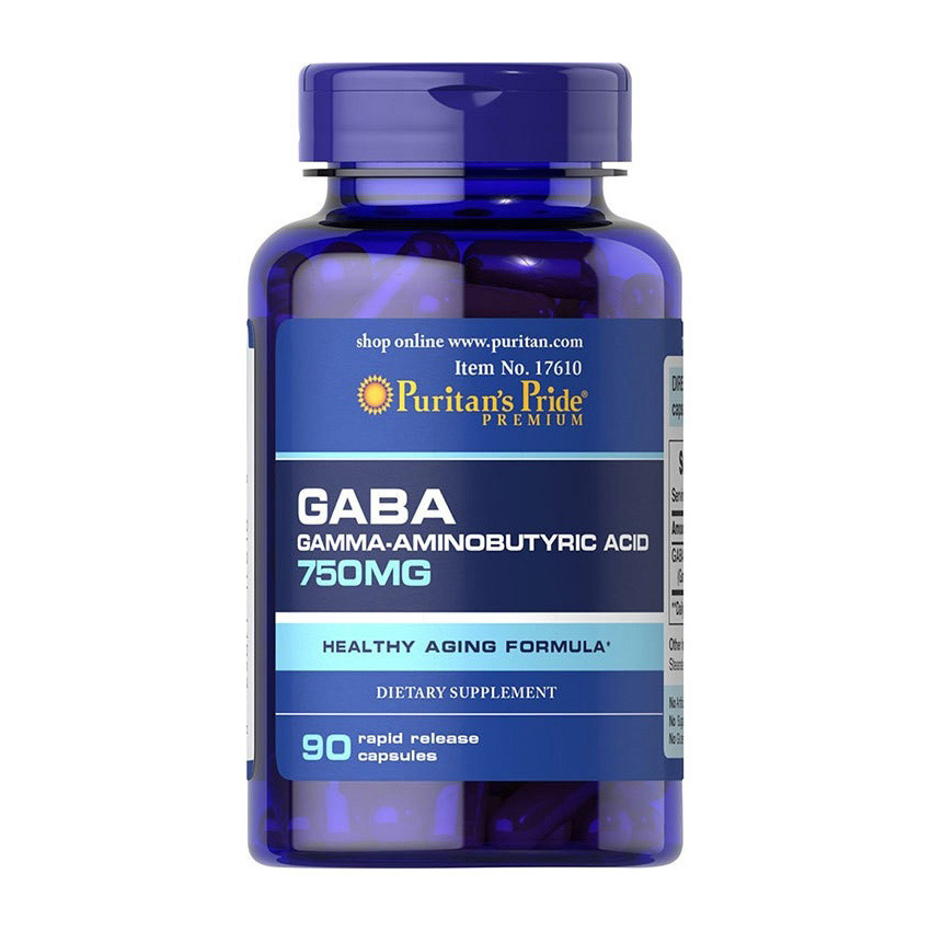 GABA (Gamma Aminobutyric Acid) 750 mg (90 caps) GABA (Gamma Aminobutyric Acid) 750 mg (90 caps)