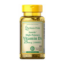 Vitamin D3 1000 IU (100 softgels)
