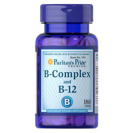 B-Complex and B-12 (180 tabs)
