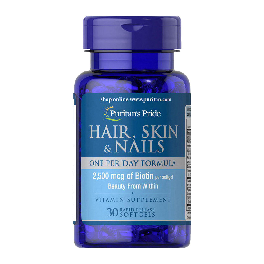 Hair, Skin & Nails One Per Day Formula (30 softgels) Hair, Skin & Nails One Per Day Formula (30 softgels)