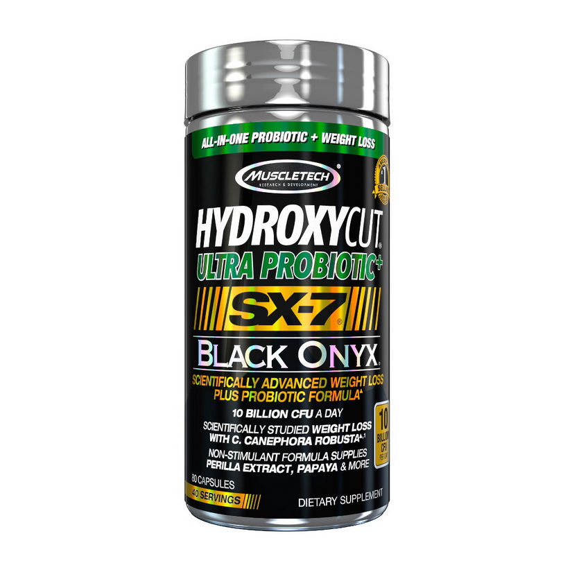 Hydroxycut Ultra Probiotic+ SX-7 Black Onyx (80 caps) Hydroxycut Ultra Probiotic+ SX-7 Black Onyx (80 caps)