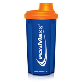 Shaker IronMaxx Ozean Blue/Neon Orange (700 ml)