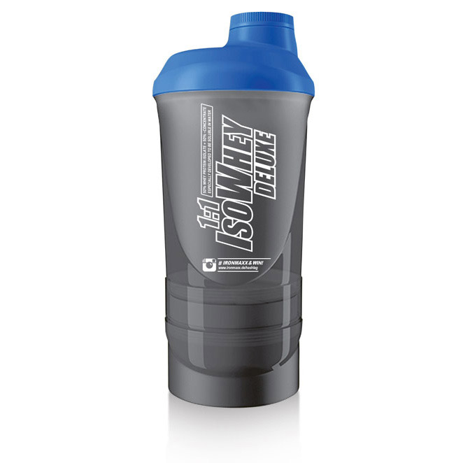 Super Shaker 3 in 1 Smoked Black/Blue (600 ml) Super Shaker 3 in 1 Smoked Black/Blue (600 ml)