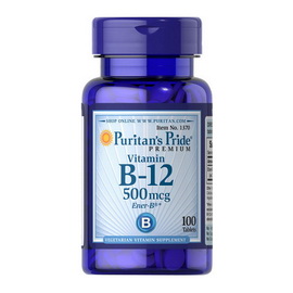 Vitamin B-12 500 mcg (100 tabs)