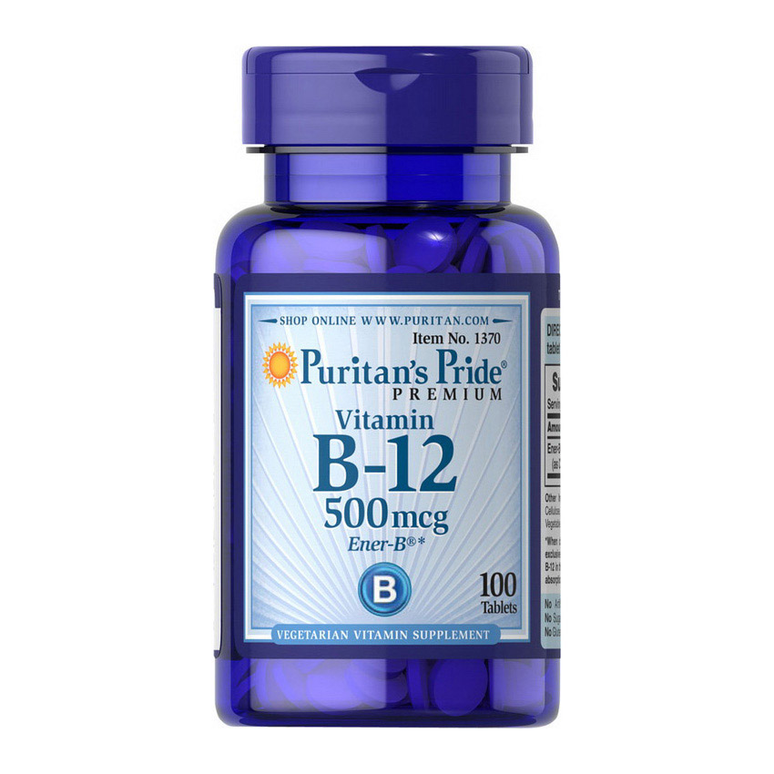 Vitamin B-12 500 mcg (100 tabs) Vitamin B-12 500 mcg (100 tabs)