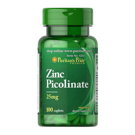 Zinc Picolinate 25 mg (100 caplets) Zinc Picolinate 25 mg (100 caplets)